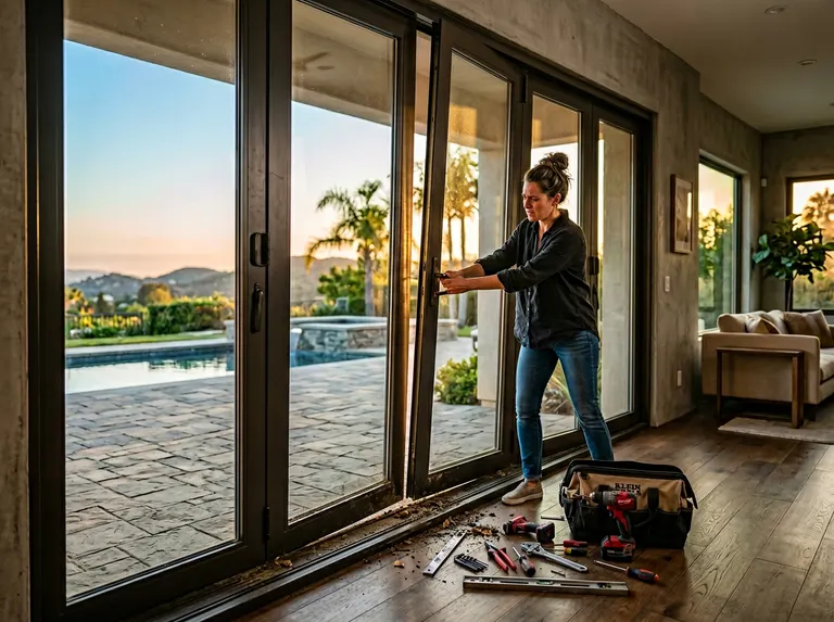 The 3 Parts Homeowners Say Cause the Most Trouble on Traditional Hinged Folding Patio Doors